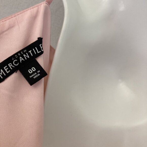 J Crew Mercantile Chiffon Maxi Dress Womens 00 Floral Summer Pink Sundress‎ - Picture 11 of 11